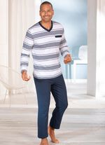 Tv&aring; paket V-ringad pyjamas med &ouml;ppna f&aring;llar 