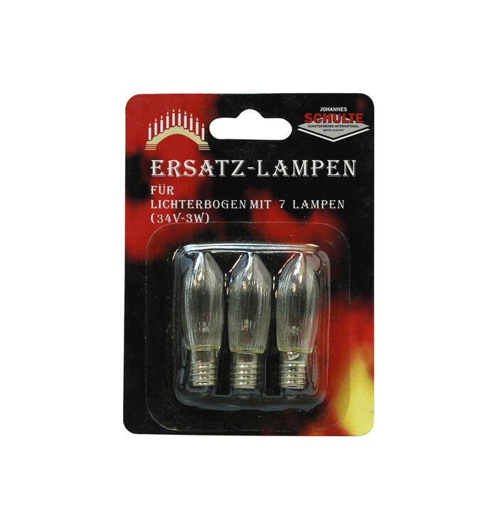 Ersättningslampor set om 3 