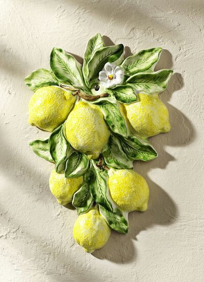 Italiensk keramisk väggdekoration 