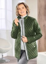 Jacka med diamantquiltning 