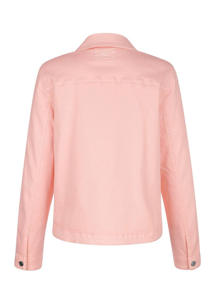 jeansjacka med stiltypiska s&ouml;mmar 