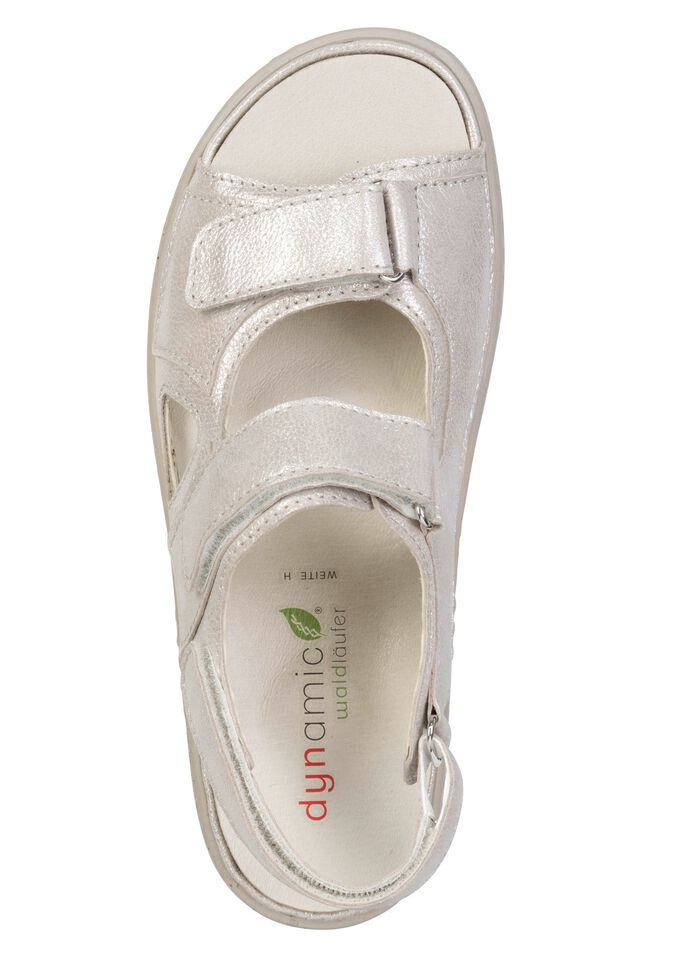 Waldl&auml;ufer kardborresandaler med roll-off-funktion CHAMPAGNER