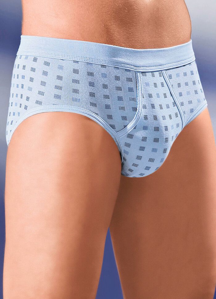 Schiesser tv&aring;pack trosor av fin ribb, med gylf 