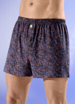 Fyrapack boxershorts med knappgylf, 
