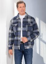 Skjortjacka med knappsl&aring; 