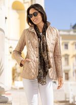 Jacka med dekorativ broderi 