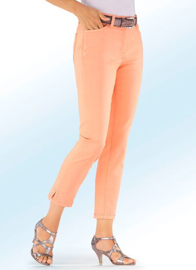 Byxor i 7/8-l&auml;ngd och 4 fickor 