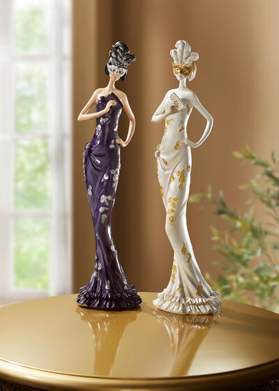 Dam med polyresin mask 