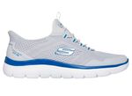 SKECHERS, sportiga herrsneakers, med gjuten slip-in-h&auml;lplatta 
