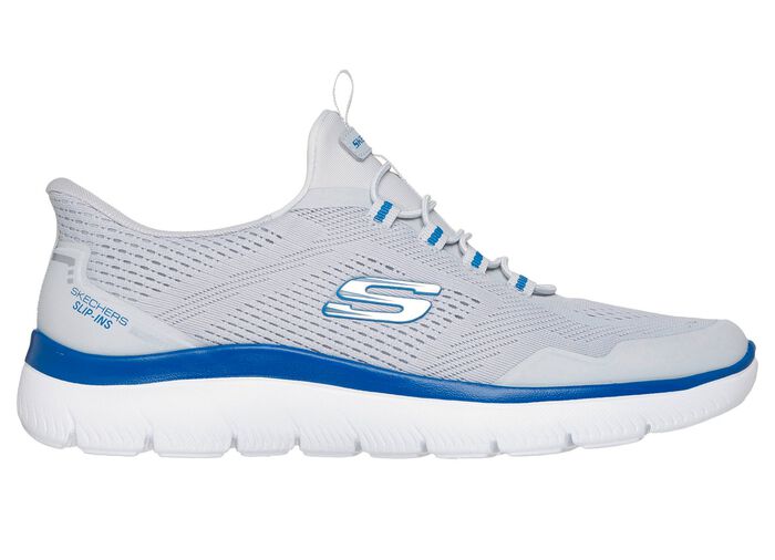 SKECHERS, sportiga herrsneakers, med gjuten slip-in-h&auml;lplatta 
