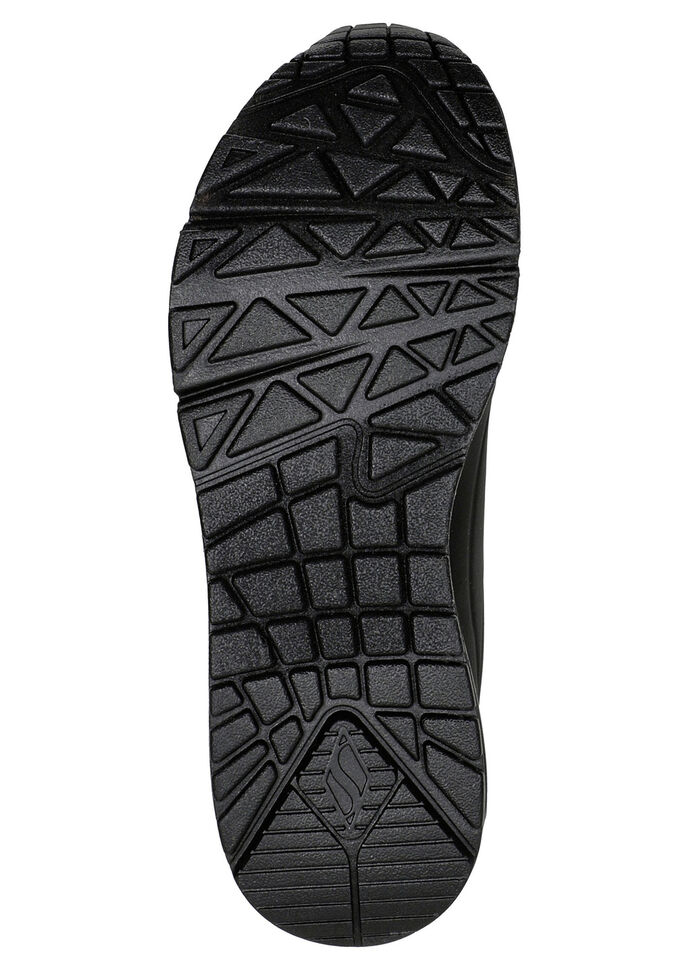 SKECHERS, bekväma damsneakers, med synlig luftkudde SCHWARZ-GOLD