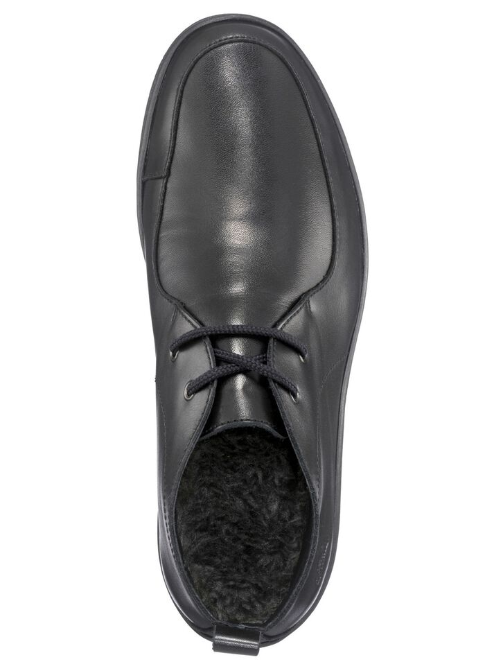 Skosko med sn&ouml;rning och avtagbar fotb&auml;dd SVART