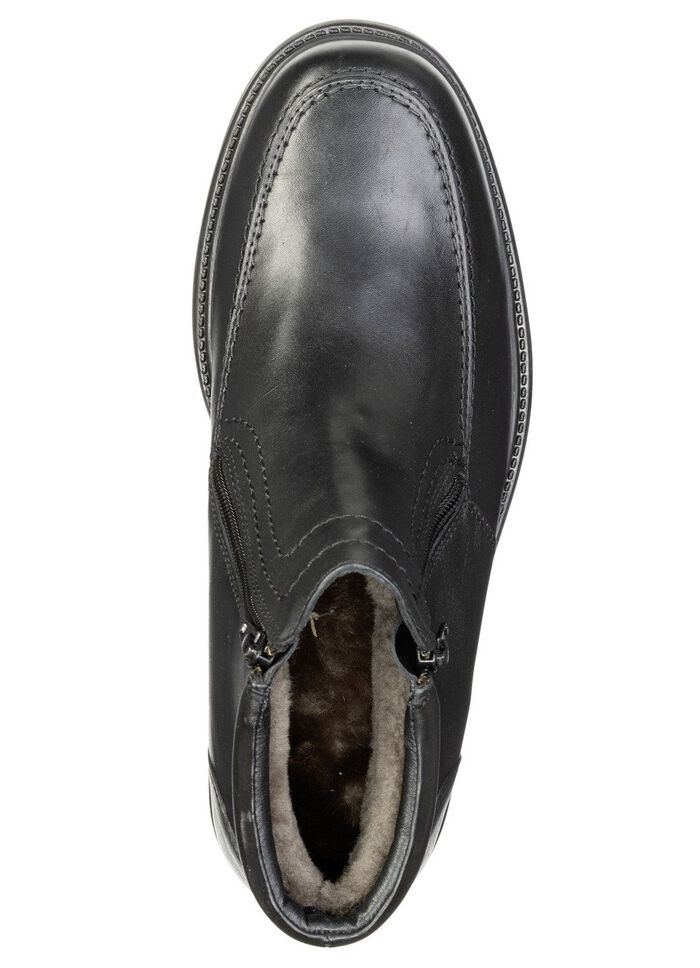 GINO GALANTE, fodrade herrst&ouml;vlar, vinterskor, med lammskinn 