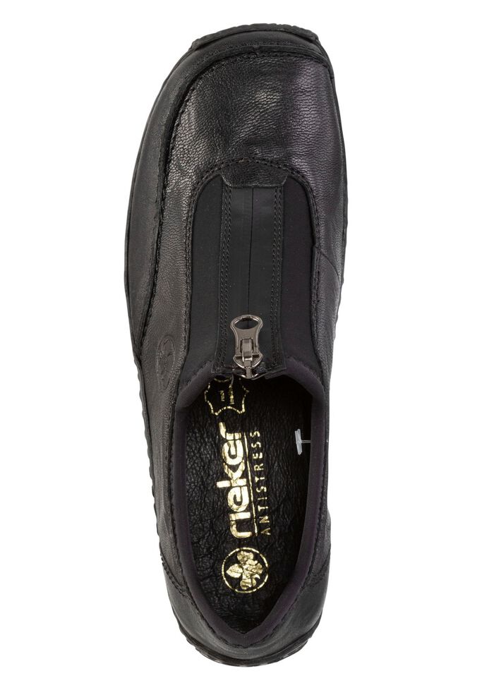 Rieker, klassiska damtofflor, med dragkedja 