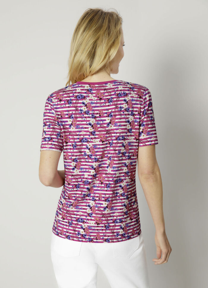 Skjorta i en moderiktig tryckmix 