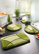 Badrumsset med en utarbetad h&ouml;g-l&aring;g struktur 