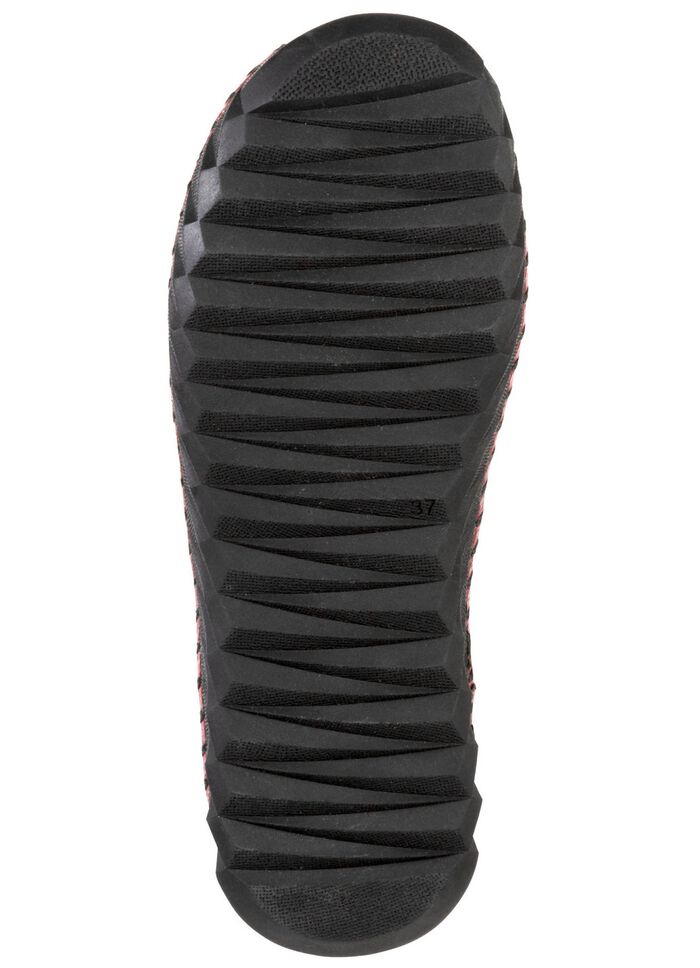 Gemini bootie gjord av subtilt skuggat nappal&auml;der av kohud 