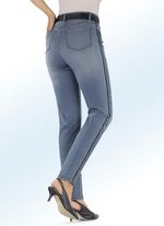 Jeans med trendiga gallonränder BORDEAUX BATIK