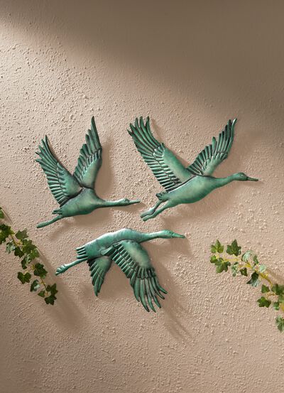 V&auml;ggdekorationskranar, set om 3 