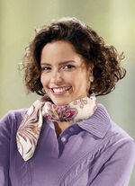 Nicki-scarf med fantasimönster, 