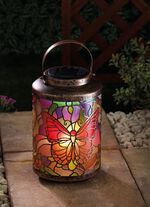 Handm&aring;lad solcellslampa 