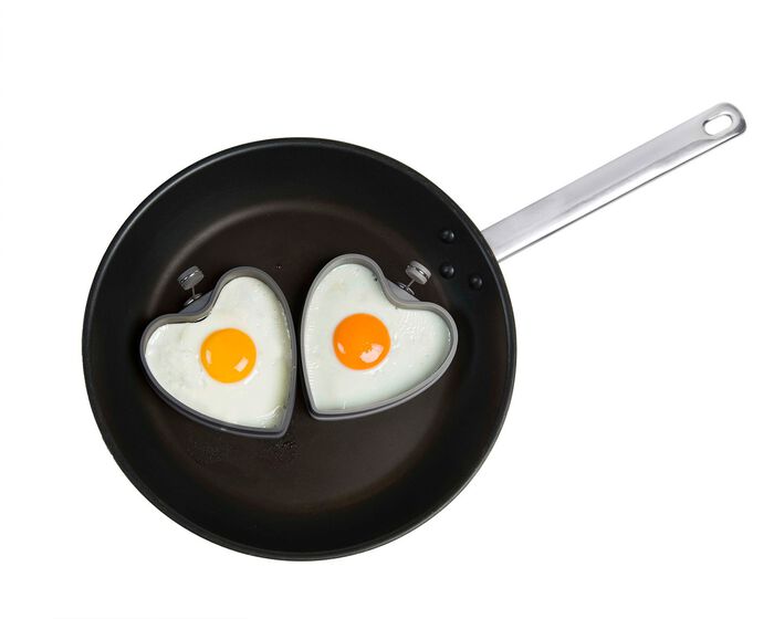 V&auml;rmebest&auml;ndig &auml;ggformsset i silikon, 2 st GR&Aring;