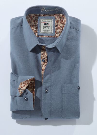 Sl&aring;ende "Milano Italy" skjorta i 3 f&auml;rger 