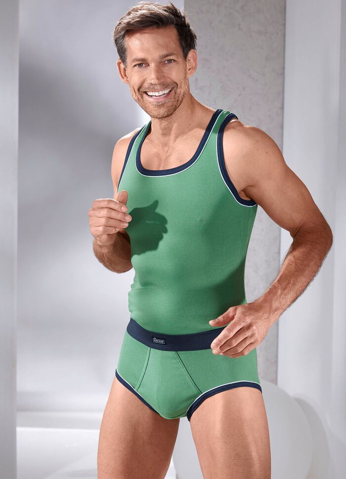 Trepack sportjackor med kontrastkant 