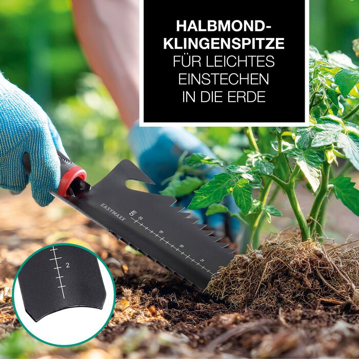 EASYmaxx 4-i-1-handspade i kolst&aring;l 