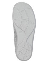 Laurina, klassiska damtofflor, med avtagbar fotbädd HELLGRAU