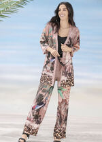 Laurina blusjacka med briljant färgtryck 