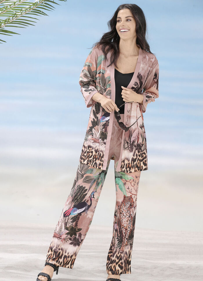 Laurina blusjacka med briljant färgtryck 