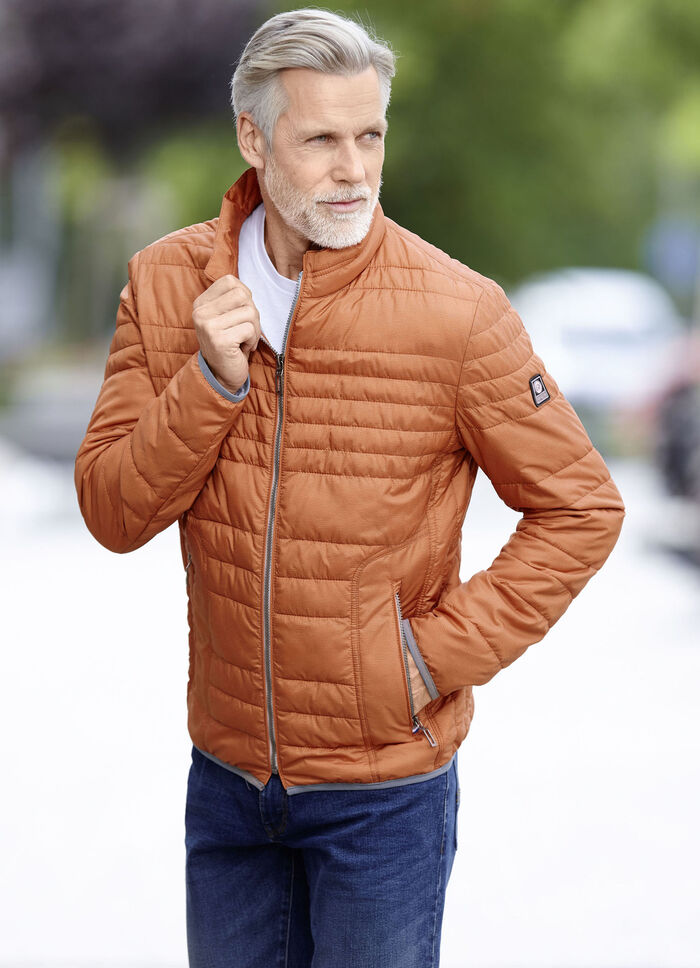 Quiltad blus från "Gate One" i 3 färger JORD