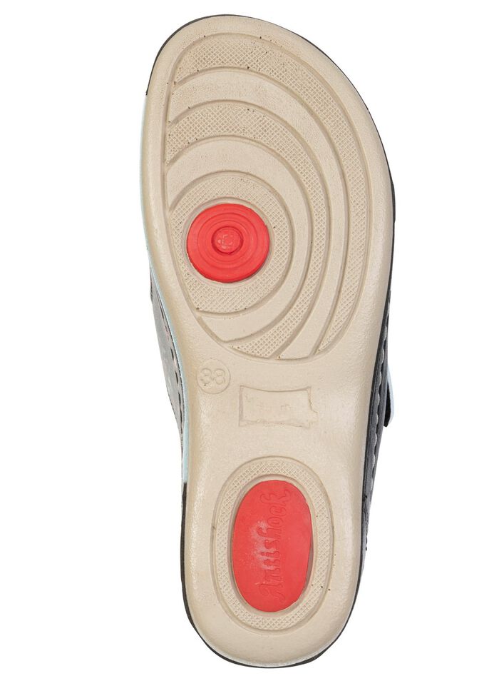 ELENA EDEN, klassiska damslippers, vidd G, med kardborreband 