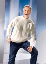 Pullover med strukturerad design i 3 f&auml;rger 