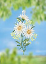 V&aring;rliknande f&ouml;nsterdekoration 