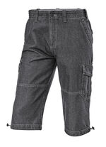 Denim Bermudashorts med cargofickor i 3 färger ANTRACIT