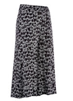 Culottebyxor i pull-on-modell SCHWARZ-WEISS