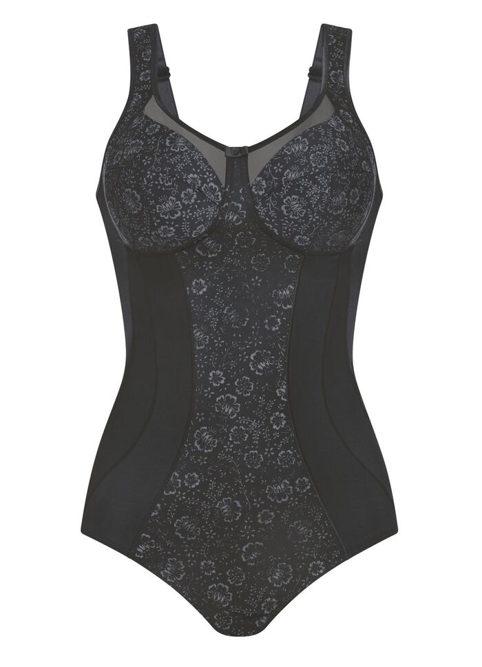 Anita byxkorsett med genomskinliga tyllinl&auml;gg 