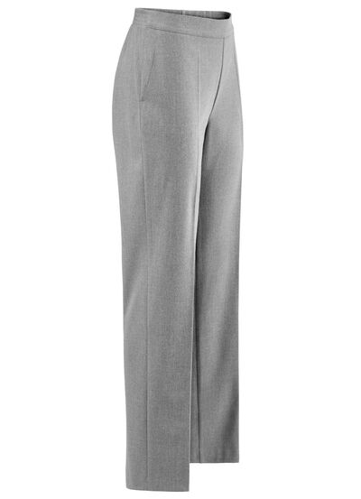 Byxor med res&aring;r i midjan baktill 