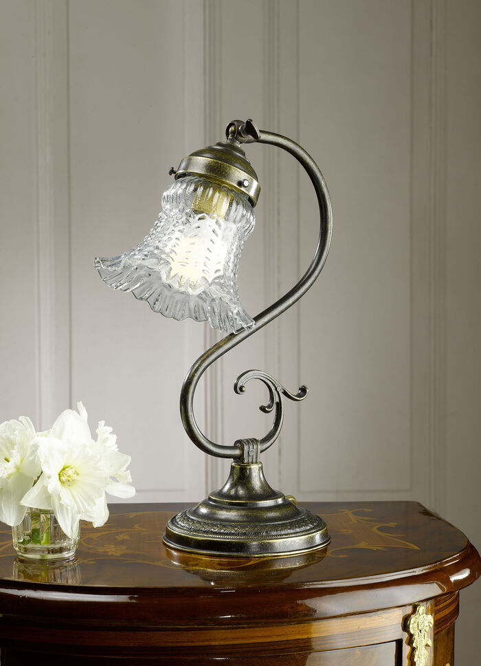 Bordslampa med antik look, 