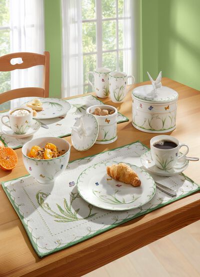 "Colourful Spring" frukosttallrik set 