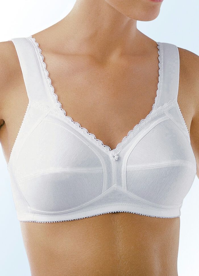 Susa bh med spetskant VIT