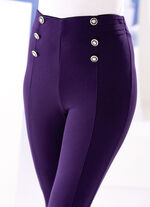 Leggings med quiltade delande sömmar 
