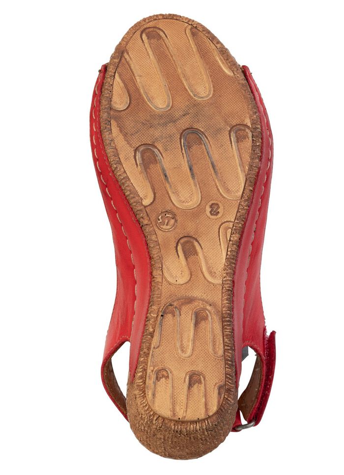 Gemini, trendiga damsandaler, bredd G, med justerbart kardborreband 