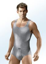 Finribbade kalsonger i fyrpack med gylf, enf&auml;rgade 