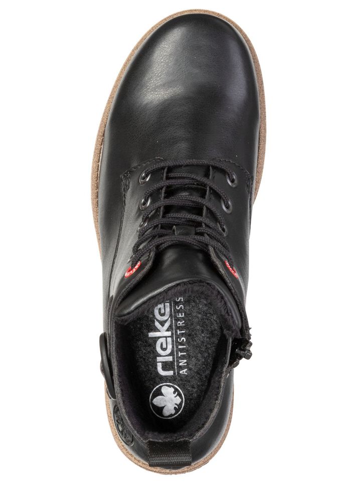 Rieker, klassiska damst&ouml;vlar med dragkedja SCHWARZ