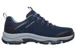SKECHERS, v&auml;derbest&auml;ndiga damskor med sn&ouml;rning, med klimatmembran DUNKELBLAU