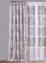 Underbar gardin gjord av dekorativt tyg ROSÉ