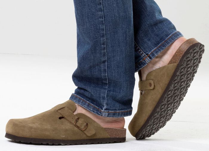 Klassiska herrtr&auml;skor med justerbart sp&auml;nne 